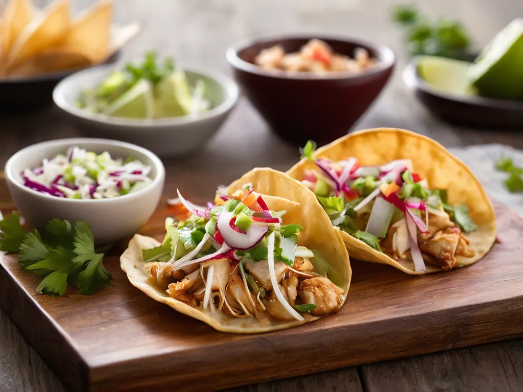 Copycat Applebee's Chicken Wonton Tacos