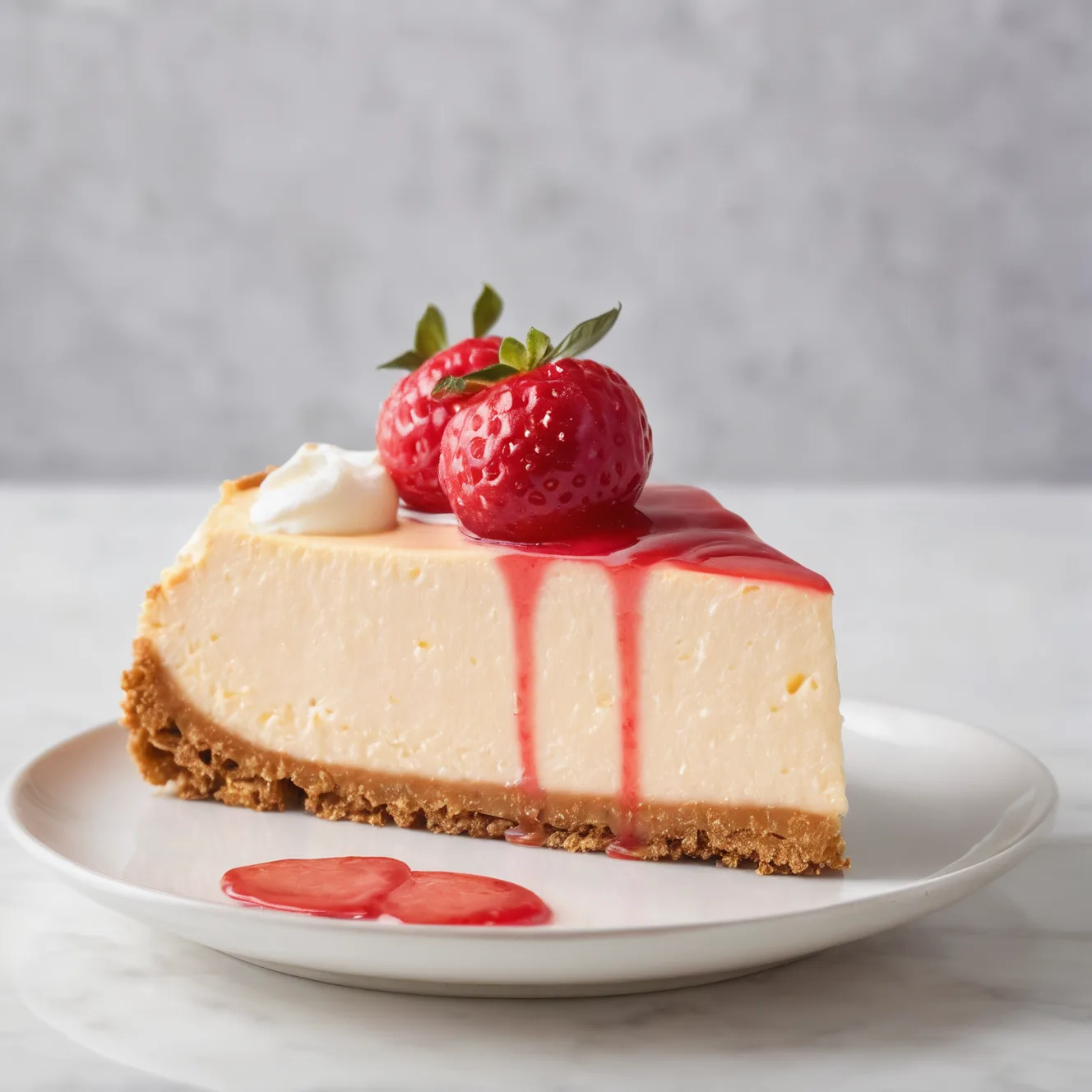 Copycat Cheesecake Factory Fresh Strawberry Cheesecake