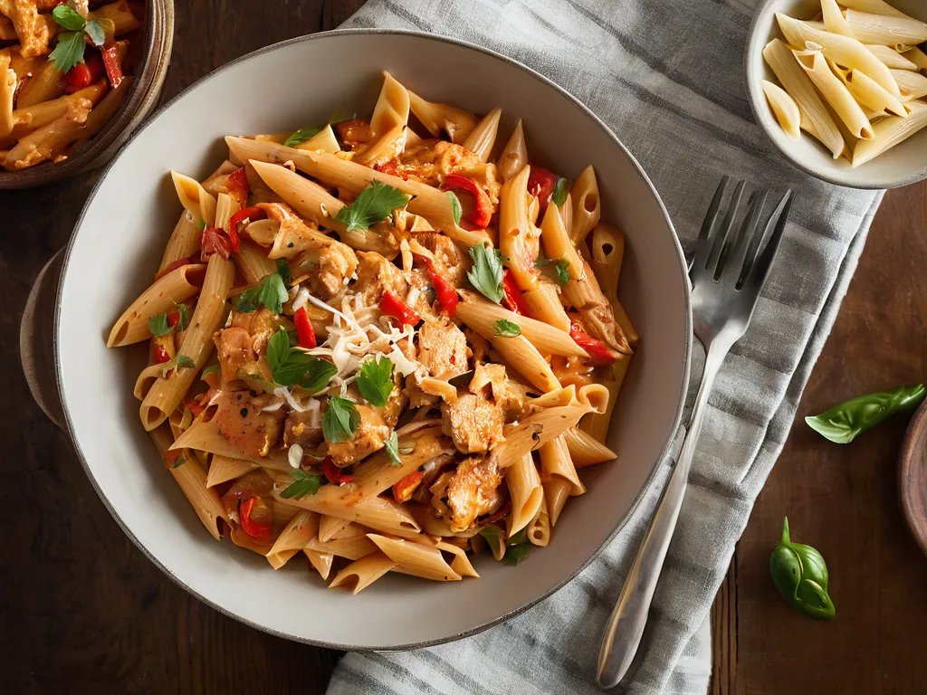 Copycat Chili's Cajun Chicken Pasta