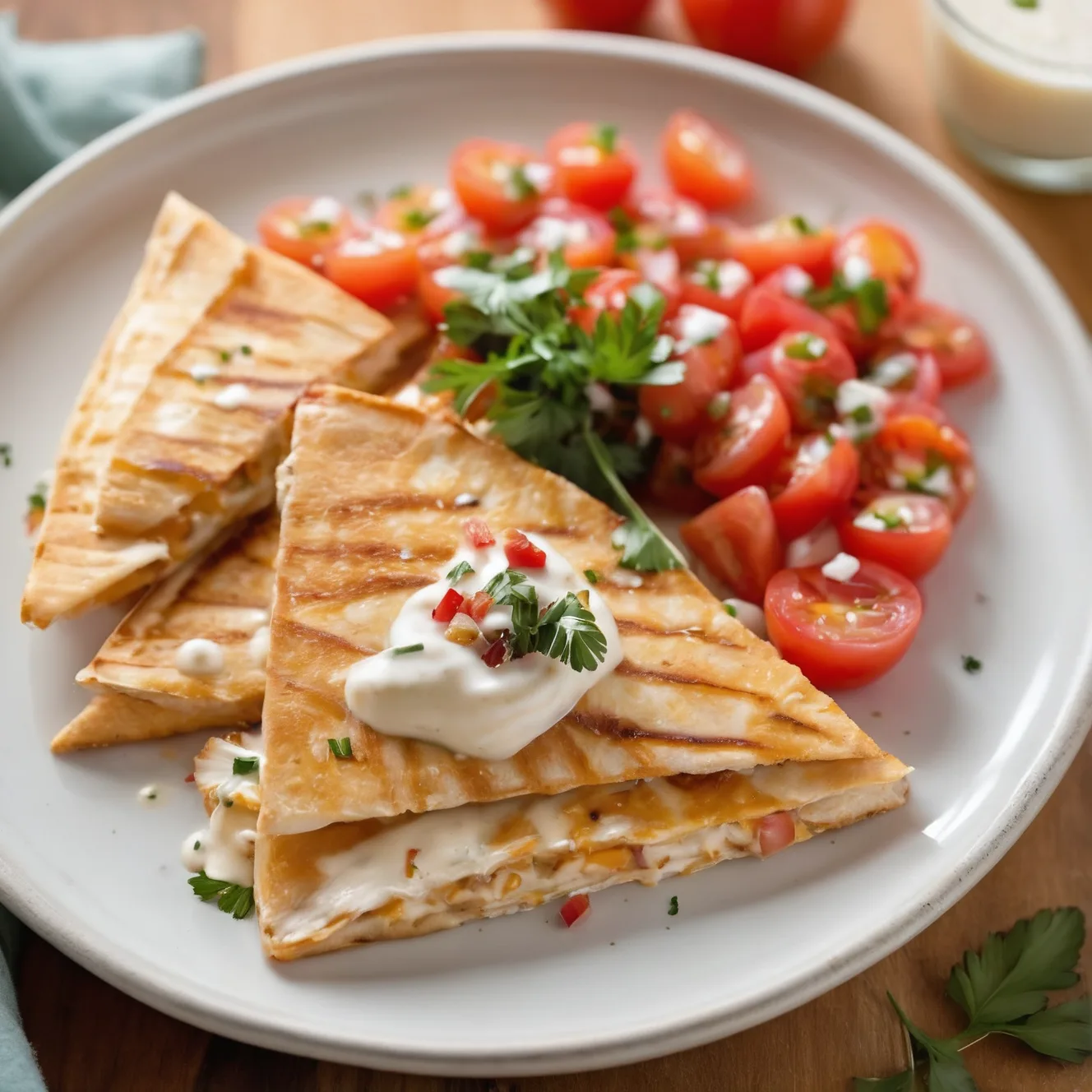 Copycat Chili's Chicken Bacon Ranch Quesadillas
