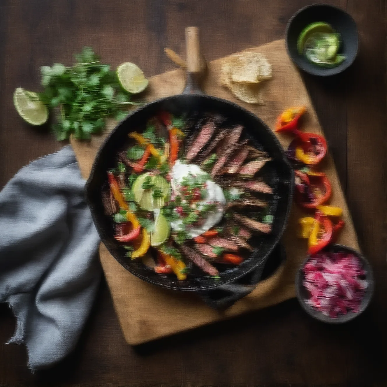 Copycat Chili's Steak Fajitas