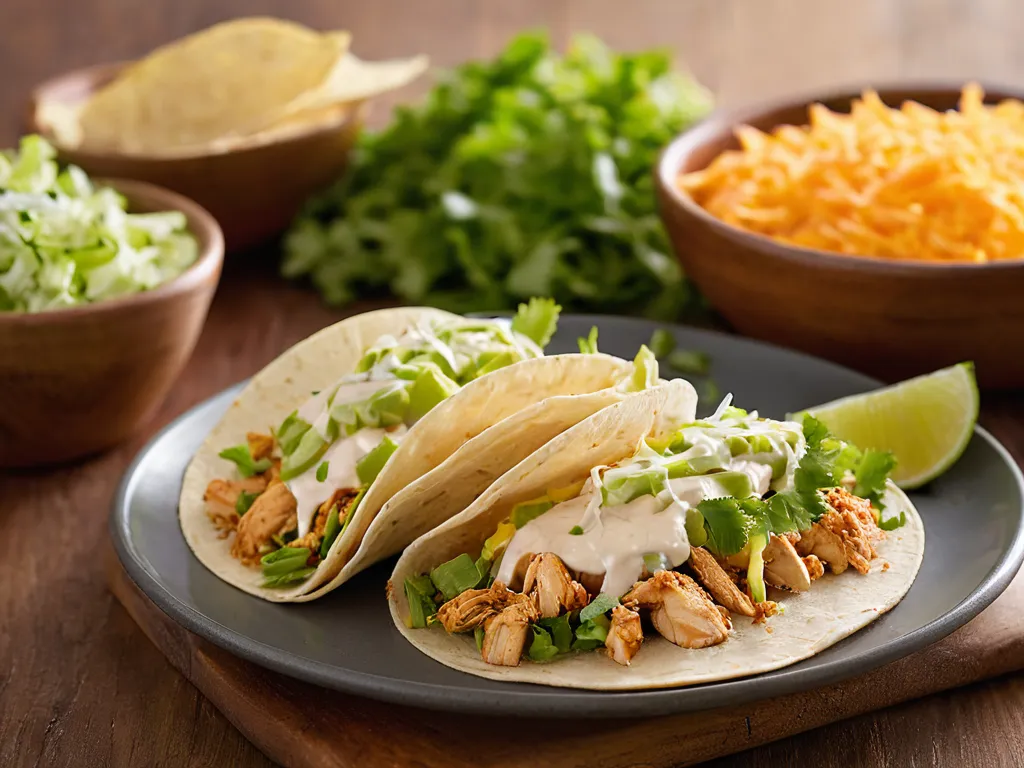Copycat Del Taco Chicken Soft Taco