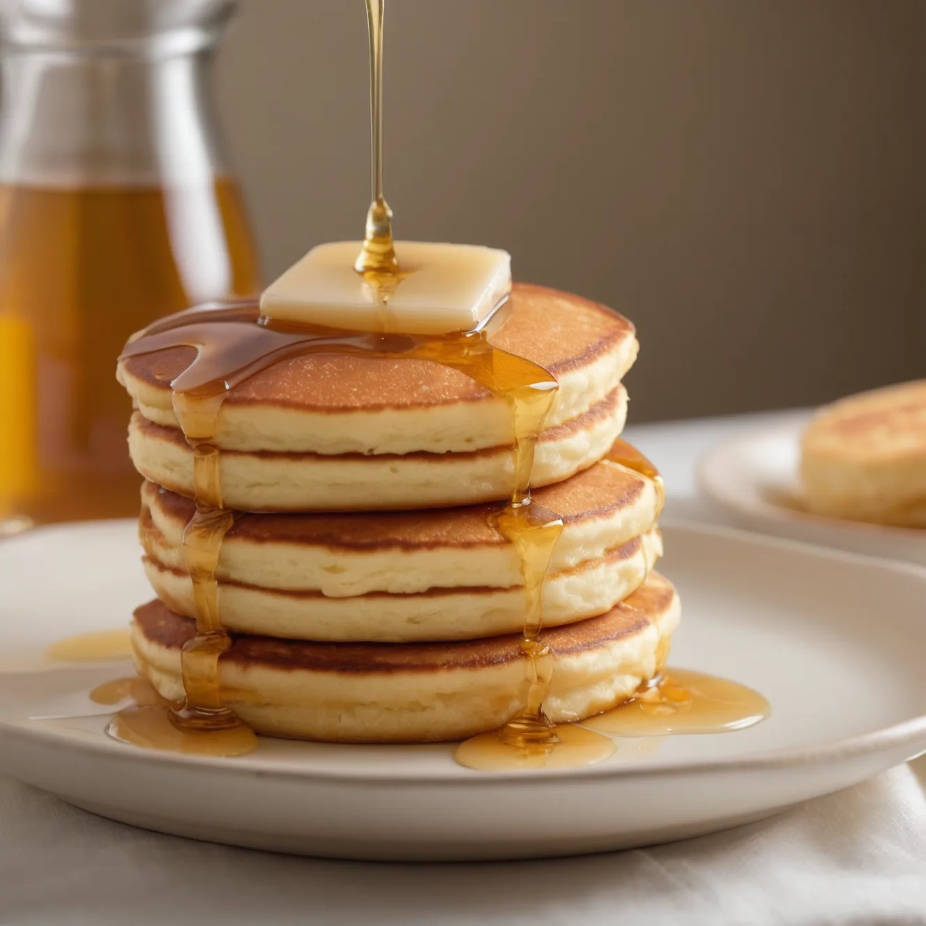 Denny's Buttermilk Pancakes Copycat — Fluffy 6-Inch Diner Pancakes at Home
