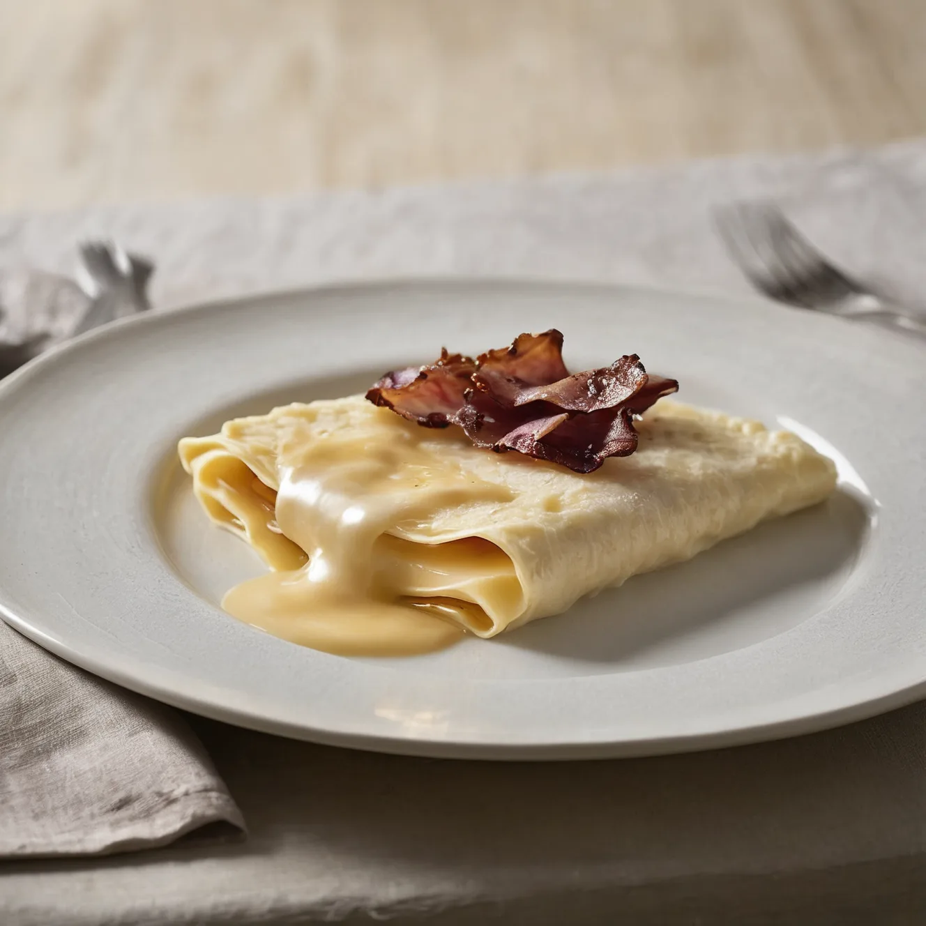 Copycat IHOP Bacon Temptation Omelette (The White Sauce Is What You're Missing)