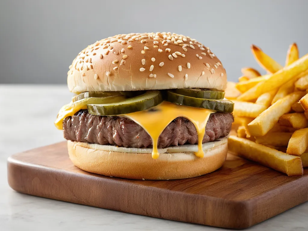 Copycat McDonald's Quarter Pounder with Cheese