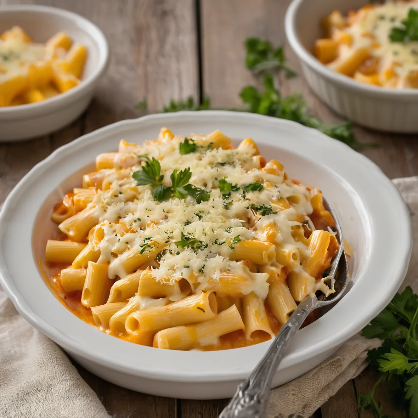 Copycat Olive Garden Five Cheese Ziti al Forno