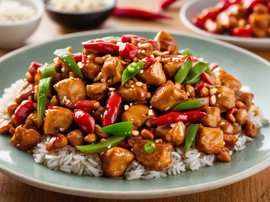 Copycat Panda Express Kung Pao Chicken