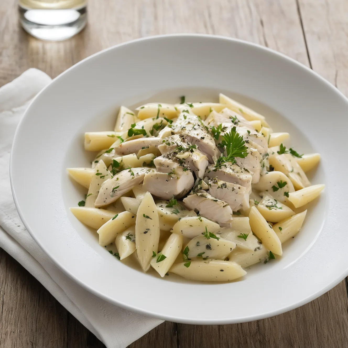 Copycat Ruby Tuesday Parmesan Chicken Pasta