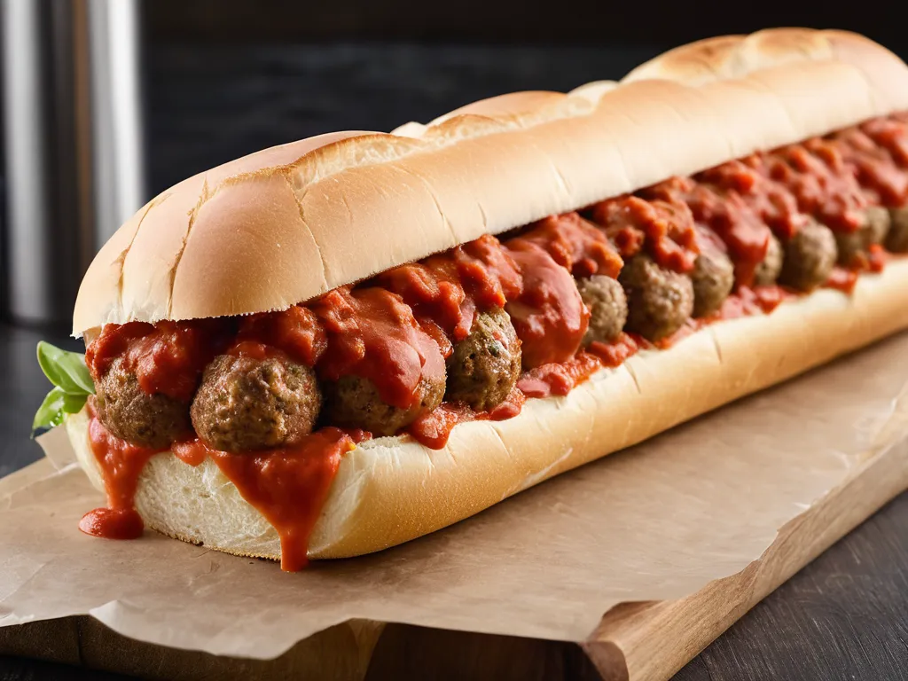 Copycat Subway Meatball Marinara Sub