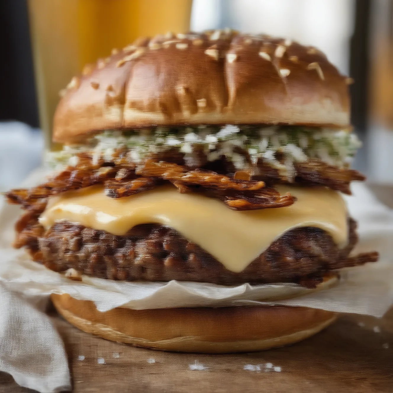 Wendy's Pretzel Pub Burger