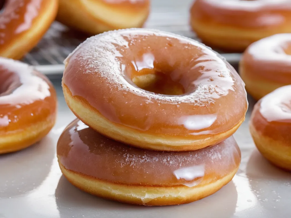 Copycat Krispy Kreme Original Glazed Doughnuts
