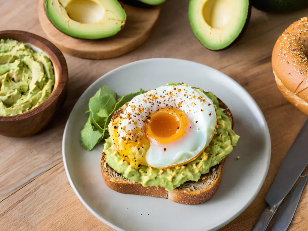 Viral TikTok Everything Bagel Avocado Egg Toast