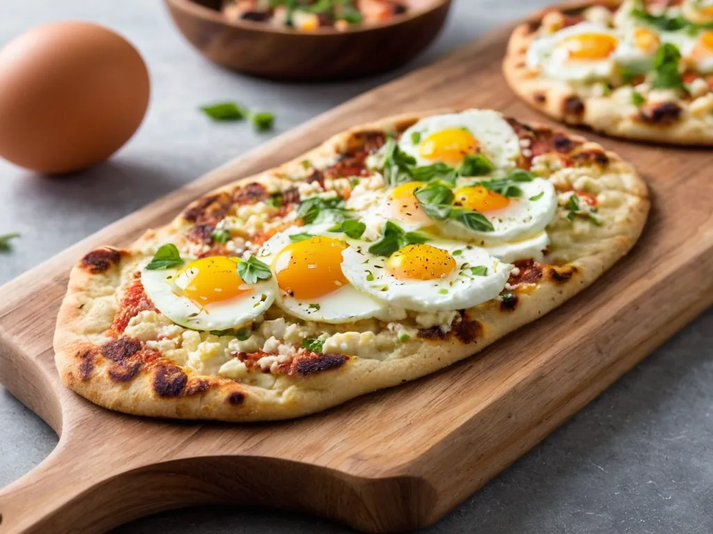 Viral TikTok Cottage Cheese Flatbread (The Egg Version That Actually Went Viral)
