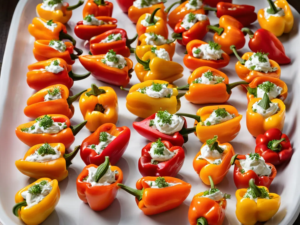 Cream Cheese Stuffed Mini Peppers (The TikTok Party Appetizer That Disappears First)