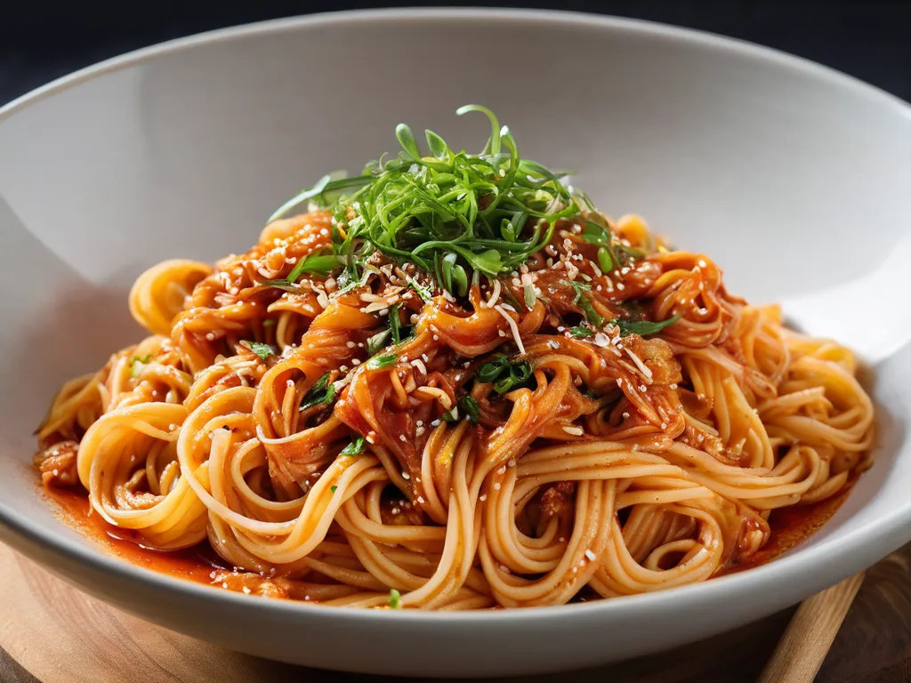 Viral TikTok Gochujang Caramelized Pasta