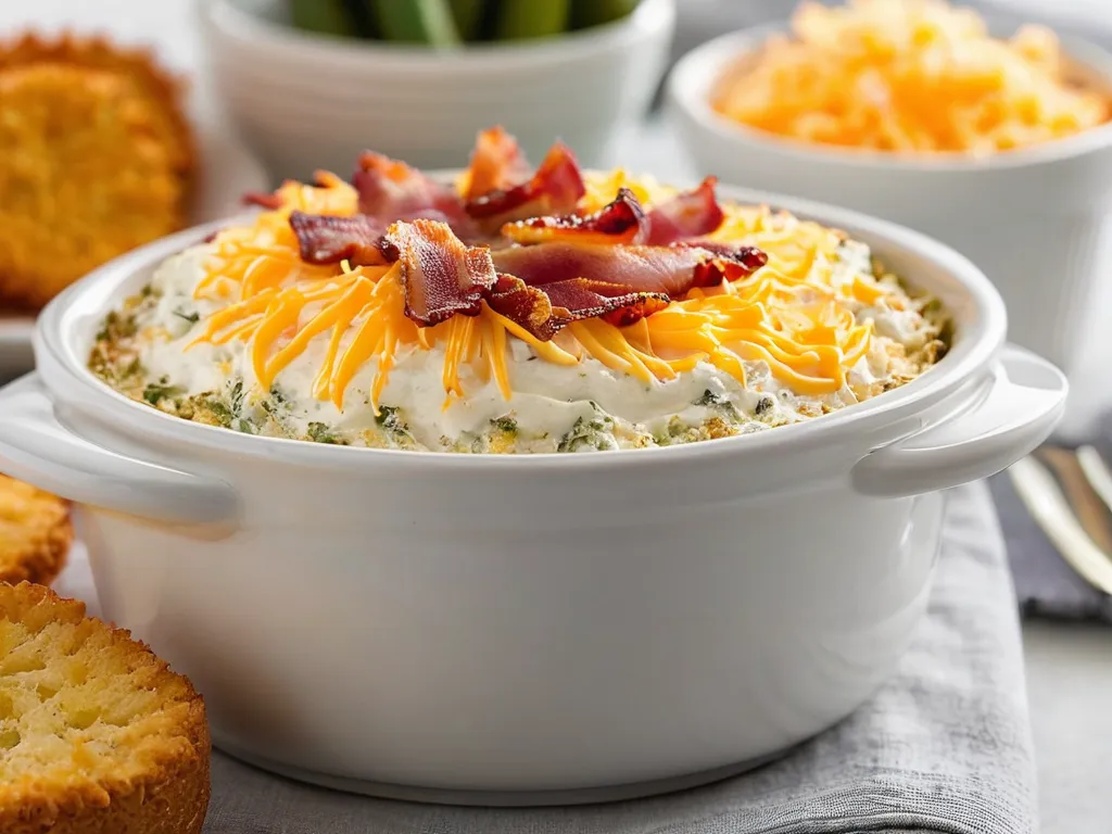 Jalapeño Popper Dip (Baked, Warm, Game Day Perfect)