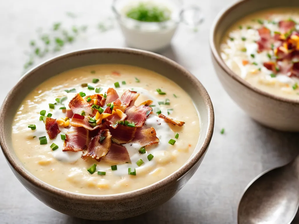Viral TikTok Loaded Baked Potato Soup
