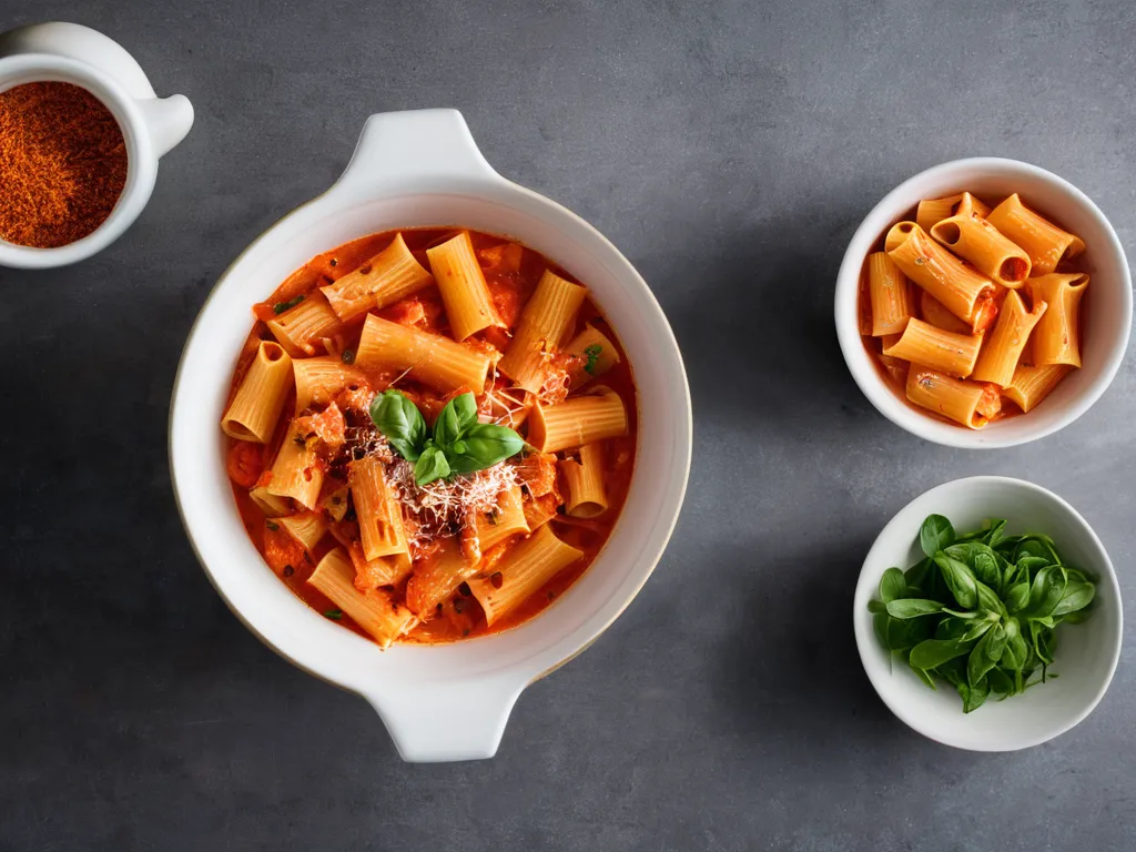 Viral TikTok Spicy Vodka Rigatoni