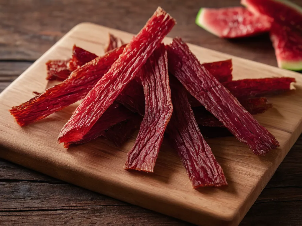 Dehydrated Watermelon Jerky — The Summer Snack That Tastes Like Candy