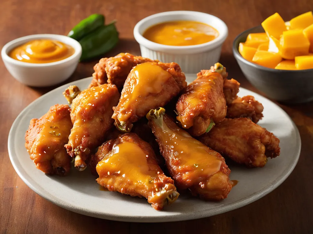 Wingstop Mango Habanero Wings Copycat